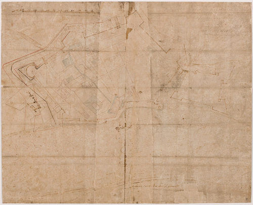 Antonio Serro (Autor*in), Plan von Stadt und Festung Düsseldorf , 1620