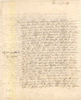 Brief von Johann August Eberhard an Friedrich Nicolai