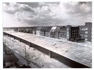 Bau der Theodor-Heuss-Brücke