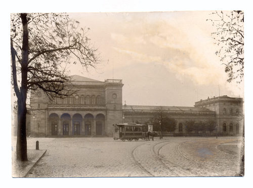 Julius Söhn (Fotograf*in), Bergisch-Märkischer Bahnhof, ca. Anfang 20. Jahrhundert