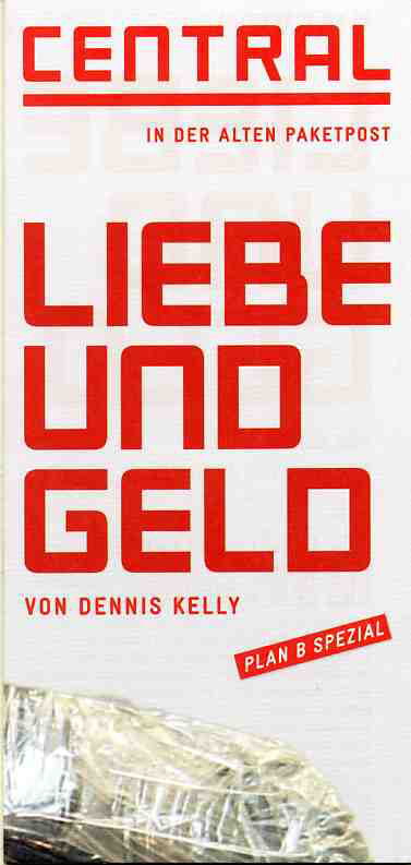 Programmheft "Liebe und Geld" von Dennis Kelly 