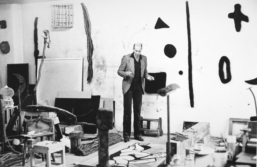 C.O. Paeffgen im Atelier, Köln