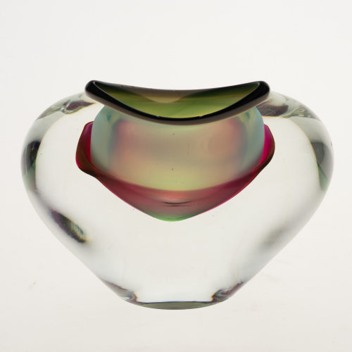 COVEM (Cooperativa Vetrai Muranesi) (Ausführung), Vase in der Art von Paperweights, 1950er-Jahre