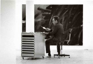 Gerhard Richter im Atelier