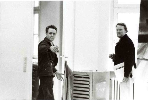 Benjamin Katz (Fotograf*in), Gerhard Richter und Dierk Stemmler, ca. 1995