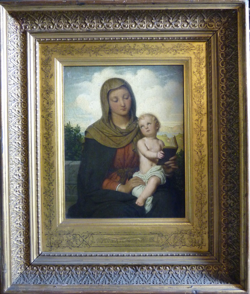 Franz Ittenbach, Madonna mit Kind / MATER ADMIRABILIS, 1840er Jahre, Kunstpalast, Düsseldorf, I ...