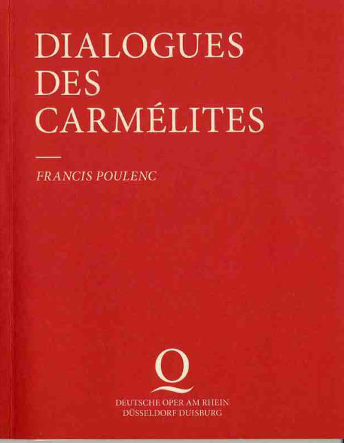 Programmheft "Diaglogue des Carmélites" von Francis Poulenc