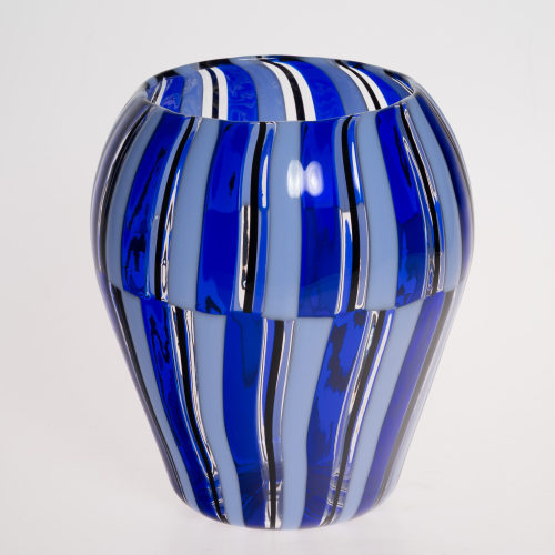 Adriano Dalla Valentina (Ausführung), Vase "bicolori", um 1960er Jahre