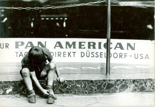 Dirk Alvermann (Fotograf*in), Radschläger, Königsallee, Düsseldorf, 1961