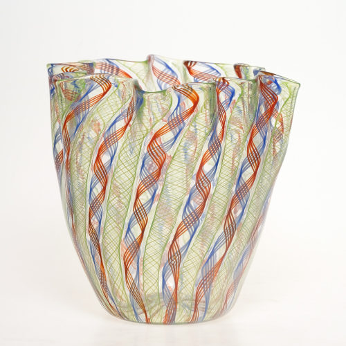 Venini & C. (Absender*in), "zanfirico"-Vase, um 1955–1960