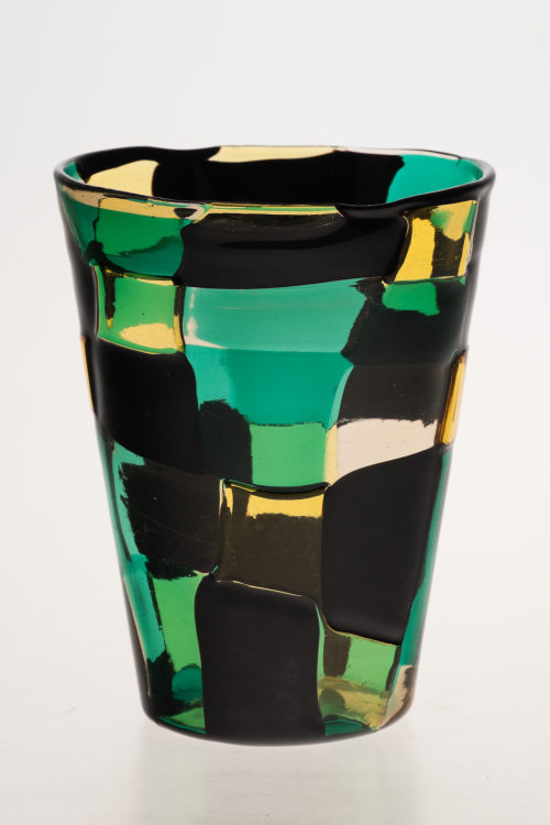 Fulvio Bianconi (Entwurf), Vase "pezzato" (geflickt), um 1951