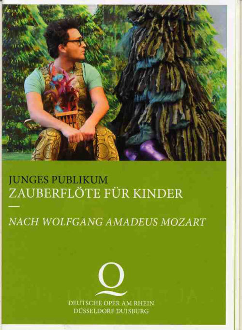 Programmheft zu "Die Zauberflöte für Kinder" nach Wolfgang Amadeus Mozart