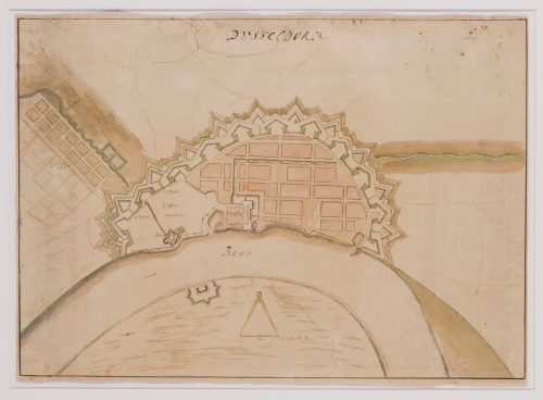 Michael Cagnon (Zeichner*in), Erweiterungsplan für die Stadt Düsseldorf, 1697 oder 1699