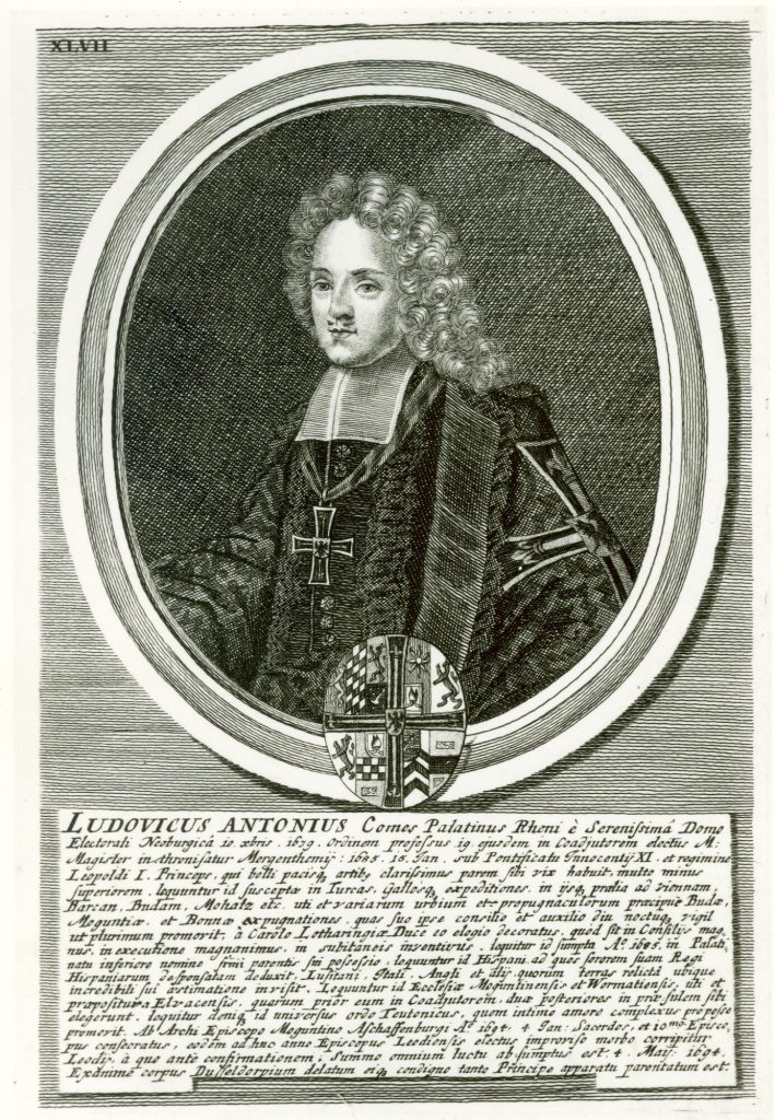 Ludwig Anton (1659 - 1694), Pfalzgraf bei Rhein zu Neuburg, Hochmeister des Deutschen Ordens und Bischof von Worms 