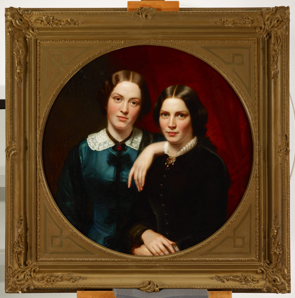 Auguste und Elise, Enkelinnen von Friedrich Maximilian von Weyhe, um 1850