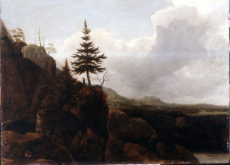 Allart van Everdingen, Gebirgslandschaft mit Tanne, nach 1646, Kunstpalast, Düsseldorf, Inv.-Nr ...