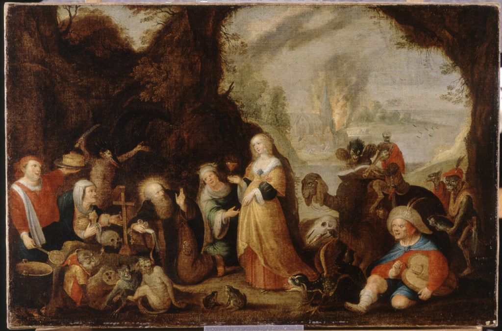 nach Frans Francken II, Die Versuchung des heiligen Antonius, nach 1610-15, Kunstpalast, Düssel ...