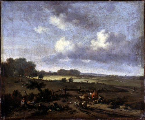 Jan Wijnants, Dünenlandschaft mit Hirten und Herde (Kopie), 1667, Kunstpalast, Düsseldorf, Inv. ...