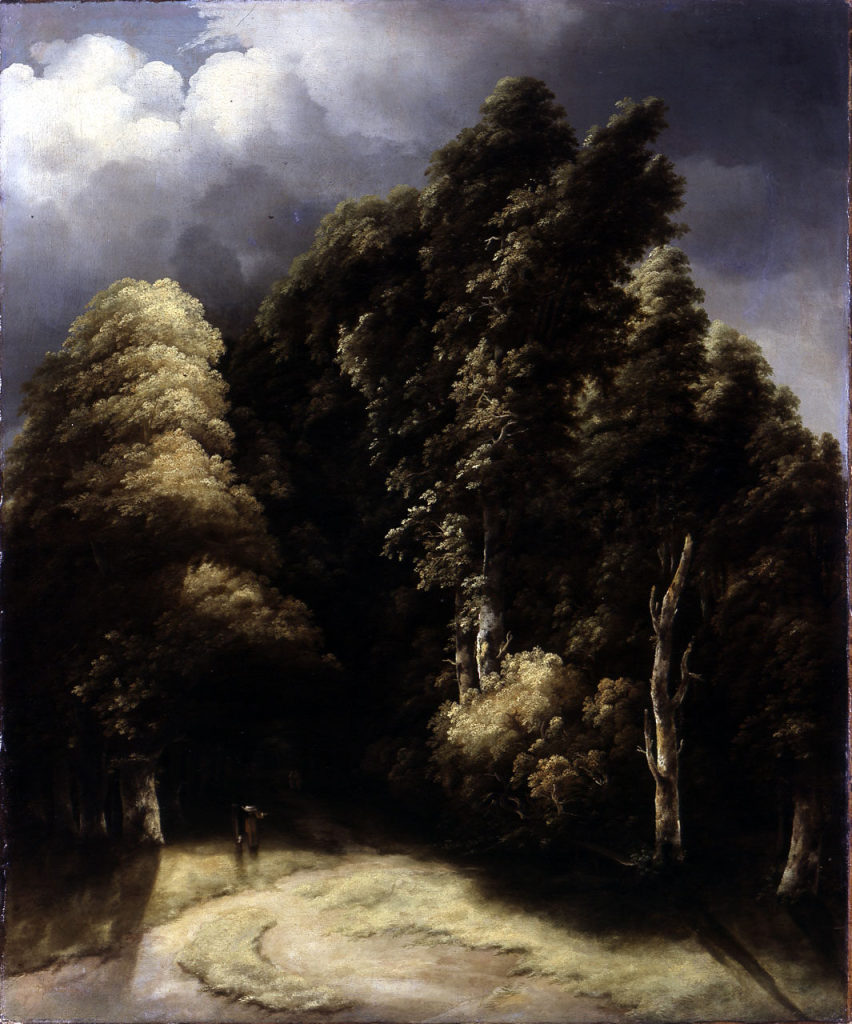 Jan Vermeer van Haarlem I - zugeschrieben (?), Waldlandschaft, ca. 1650, Kunstpalast, Düsseldor ...