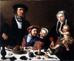 Maarten van Heemskerck - Kopie des 18. Jhs.,  Pieter Jan Foppeszoon und seine Familie, vor 1750 ...