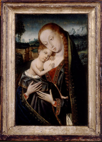 Meister der Magdalenen-Legende - Umkreis, Madonna mit Kind, Anfang 16. Jh. (?), Stifung Kunstpa ...