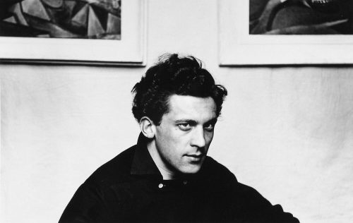 Manfred Leve (Fotograf*in), Gerhard Taubert im Atelier, Düsseldorf, Goethestraße, 1956