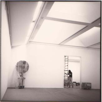 Aufbau Lichtraum (Hommage à Fontana) von Günther Uecker, Otto Piene und Heinz Mack, Kunstmuseum Düsseldorf