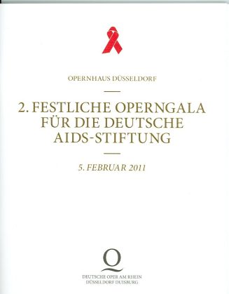 Programmheft "2. Festliche Operngala für die Deutsche Aids-Stiftung" 