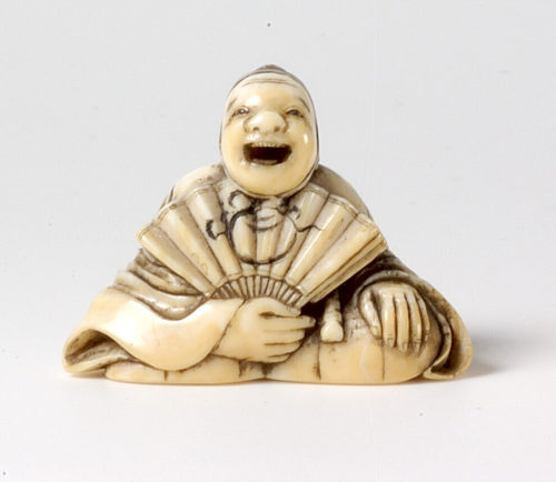 Gyokuhosai (Künstler*in), Manzai-Tänzer, ca. 1850–1860