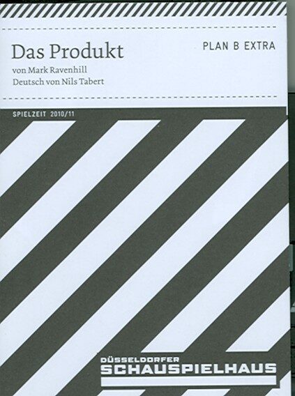 Programmheft "Das Produkt" von Mark Ravenhill 