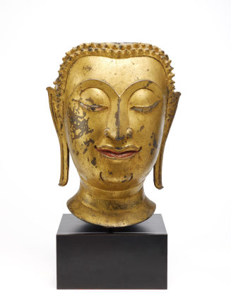 Fragmentarisches Buddha-Haupt