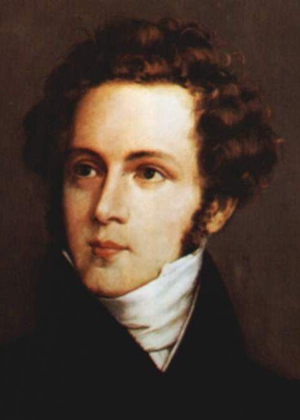 Portrait von Vincenzo Bellini (1801-1835)