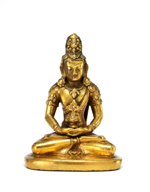 Unbekannt (Künstler*in), Amitayus, Buddha des unermesslichen Lebens, 17./18. Jahrhundert