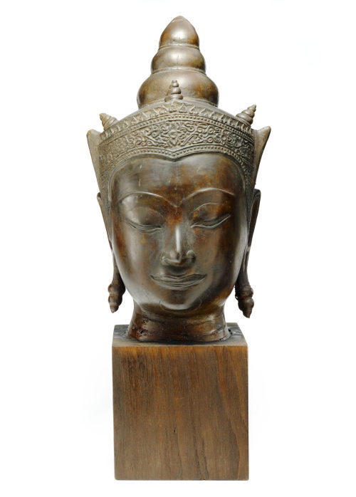 Unbekannt (Künstler*in), Buddha-Haupt, 16./17. Jahrhundert