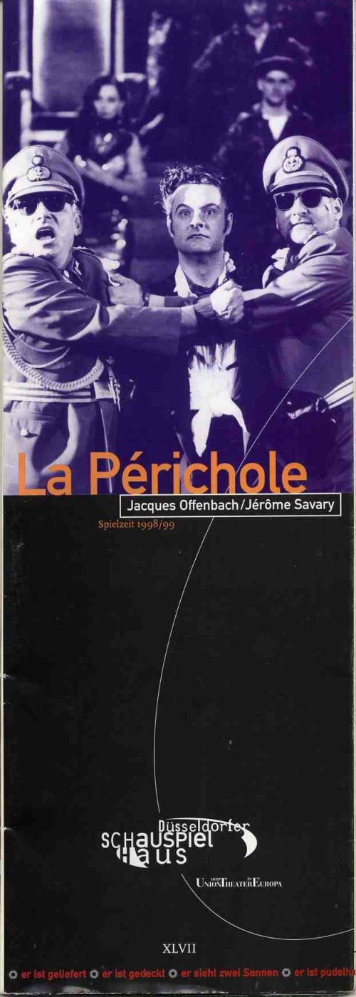 Programmheft "La Périchole" von Jacques Offenbach / Jerome Savary