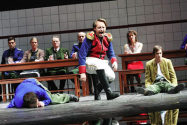 Woyzeck von Georg Büchner (Szenenfoto). Premiere am 29.1.2005 im Großen Haus, Düsseldorfer Scha ...