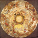 Giovanni Battista Gaulli, Die Aufnahme der hl. Agnes in den Himmel, nach 1689, Kunstpalast, Düs ...