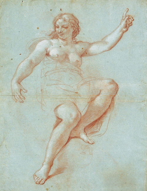 Giacinto Calandrucci (Künstler*in), Studie zur Gestalt der Aurora, um 1680er Jahre