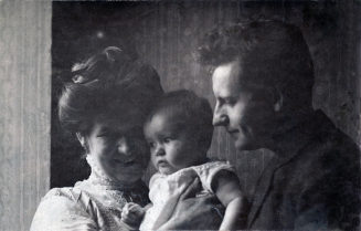 Knut Ström mit seiner Familie, um 1915 