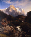 Johann Wilhelm Schirmer, Das Wetterhorn, 1838, Kunstpalast, Düsseldorf, Dauerleihgabe der Kunst ...