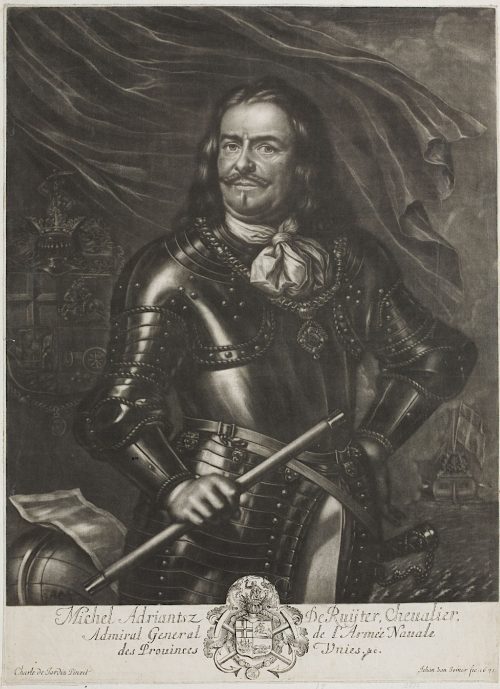 Jan van Somer (Künstler*in), Bildnis des Admirals Michiel  Adriantszoon de Ruyter, 1671