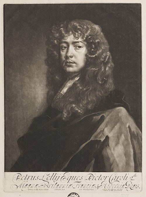 Isaac Beckett (Künstler*in), Portrait Sir Peter Lely, 1682–1688