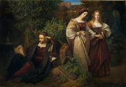 Carl Ferdinand Sohn, Tasso und die beiden Leonoren, 1839, Kunstpalast, Düsseldorf, Inv.-Nr. M 4 ...