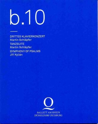 Programmheft Ballett am Rhein - b.10