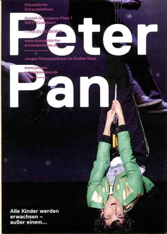 Programmheft "Peter Pan" nach James Matthew Barrie 