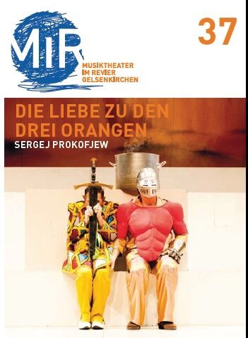 Programmheft "Die Liebe zu den drei Orangen" von Sergej Prokofiew