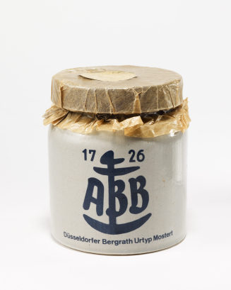 Senftöpfchen "ABBergrath sel. Wwe." in Originalverpackung