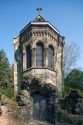 Blick auf die Rückseite der Kapelle