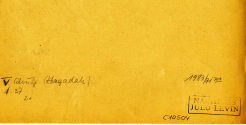 Detailscan der Rückseite vor der Restaurierung