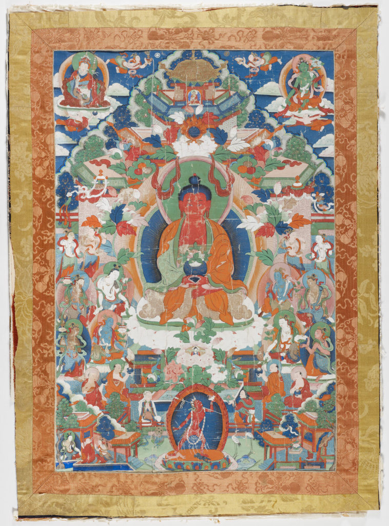 Tibetischer Thangka/Rollbild